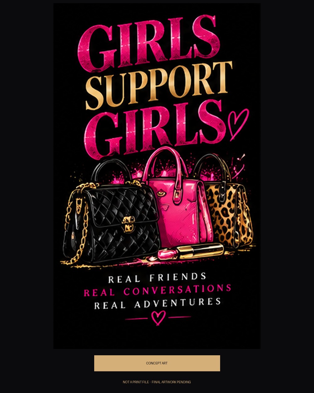 Girls Support Girls — concept art