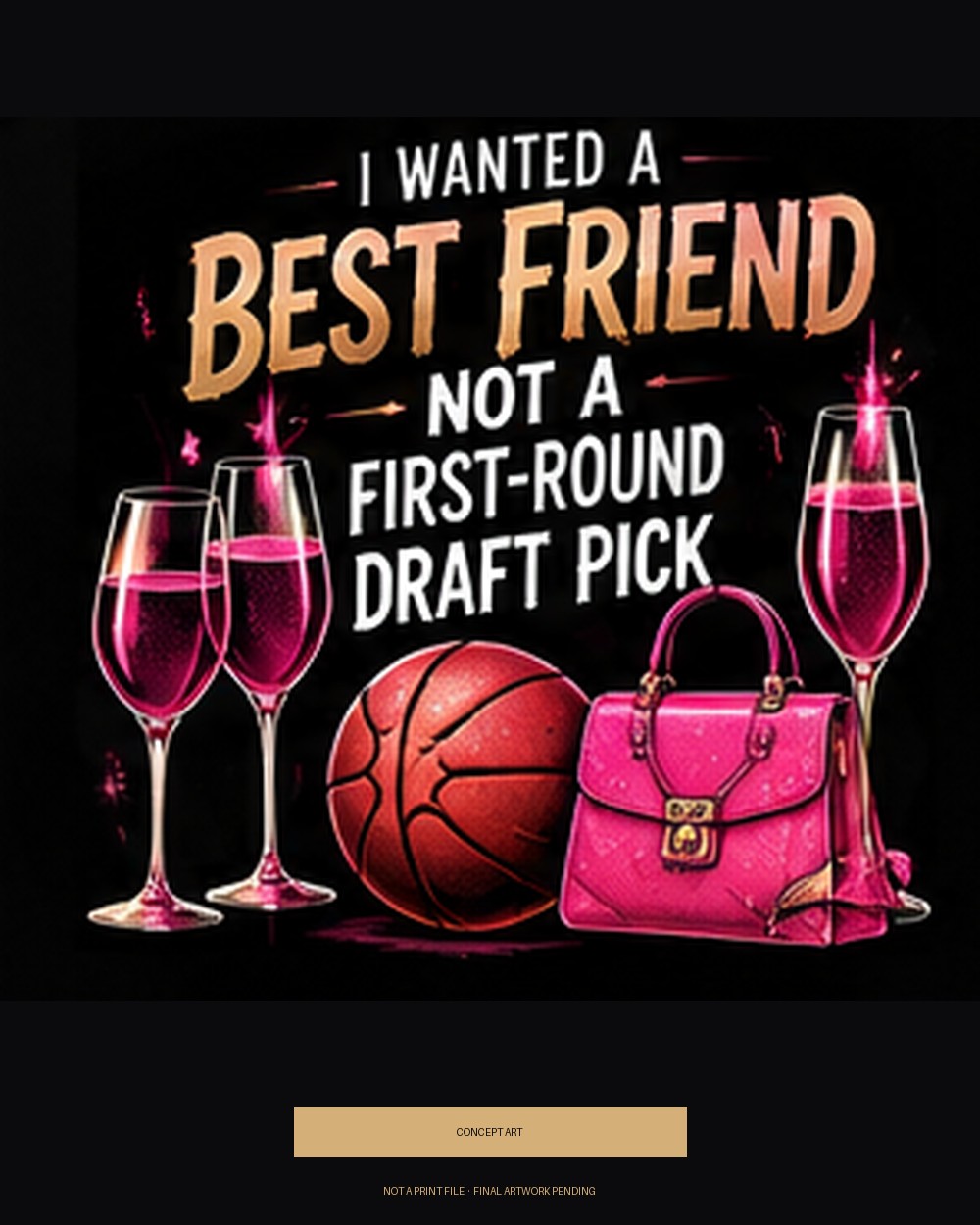 I Wanted a Best Friend, Not a First-Round Draft Pick — concept art