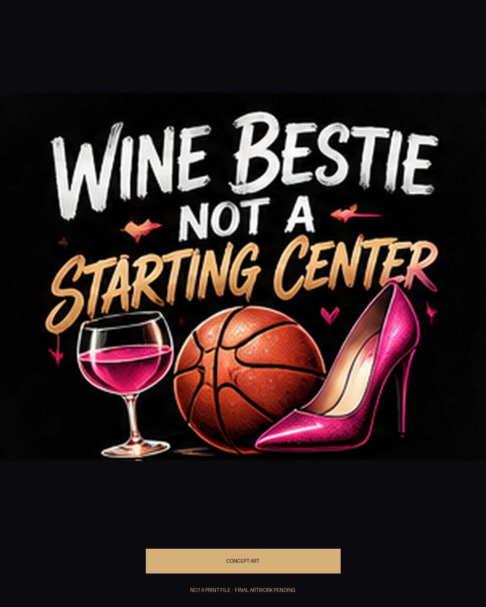 I Wanted a Wine Bestie, Not a Starting Center — concept art