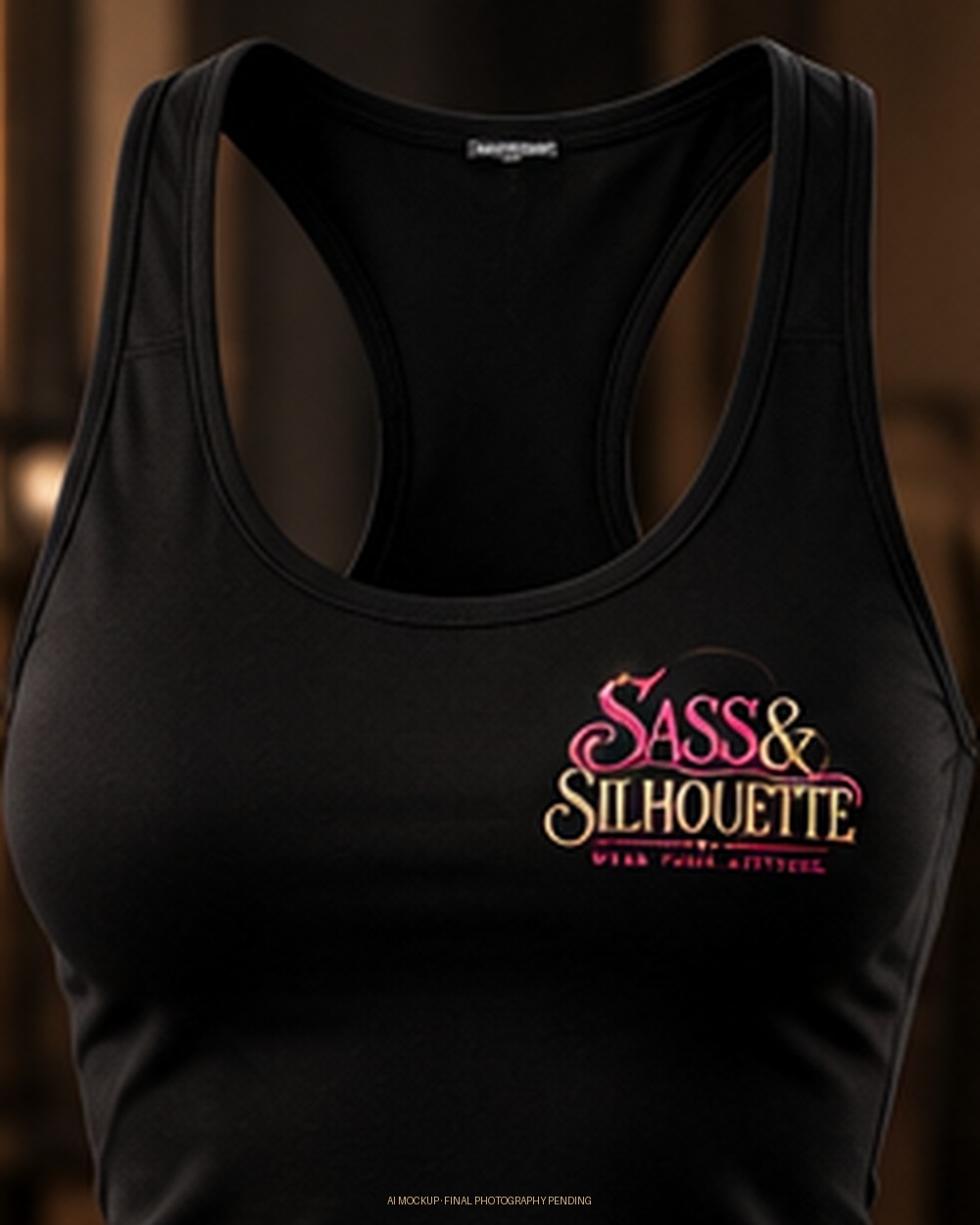 Sass & Silhouette signature logo — Black